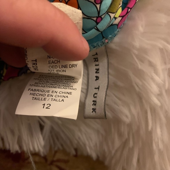 Trina Turk side buckle hipster multi bikini bottom - Picture 11 of 11